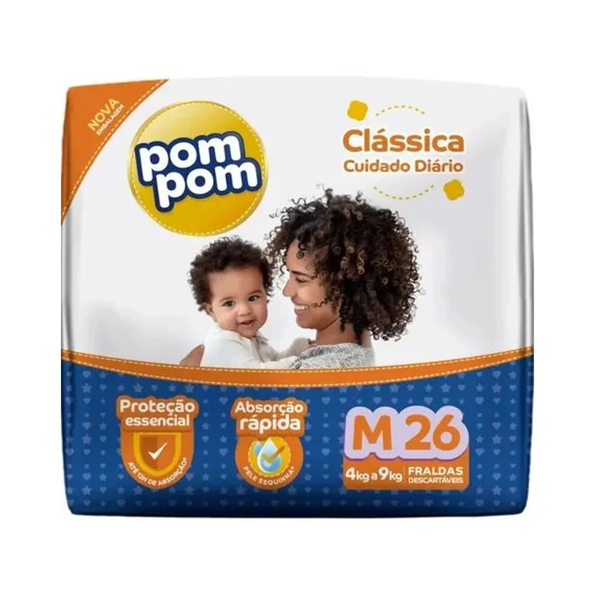 FRALDA POMPOM M C/26