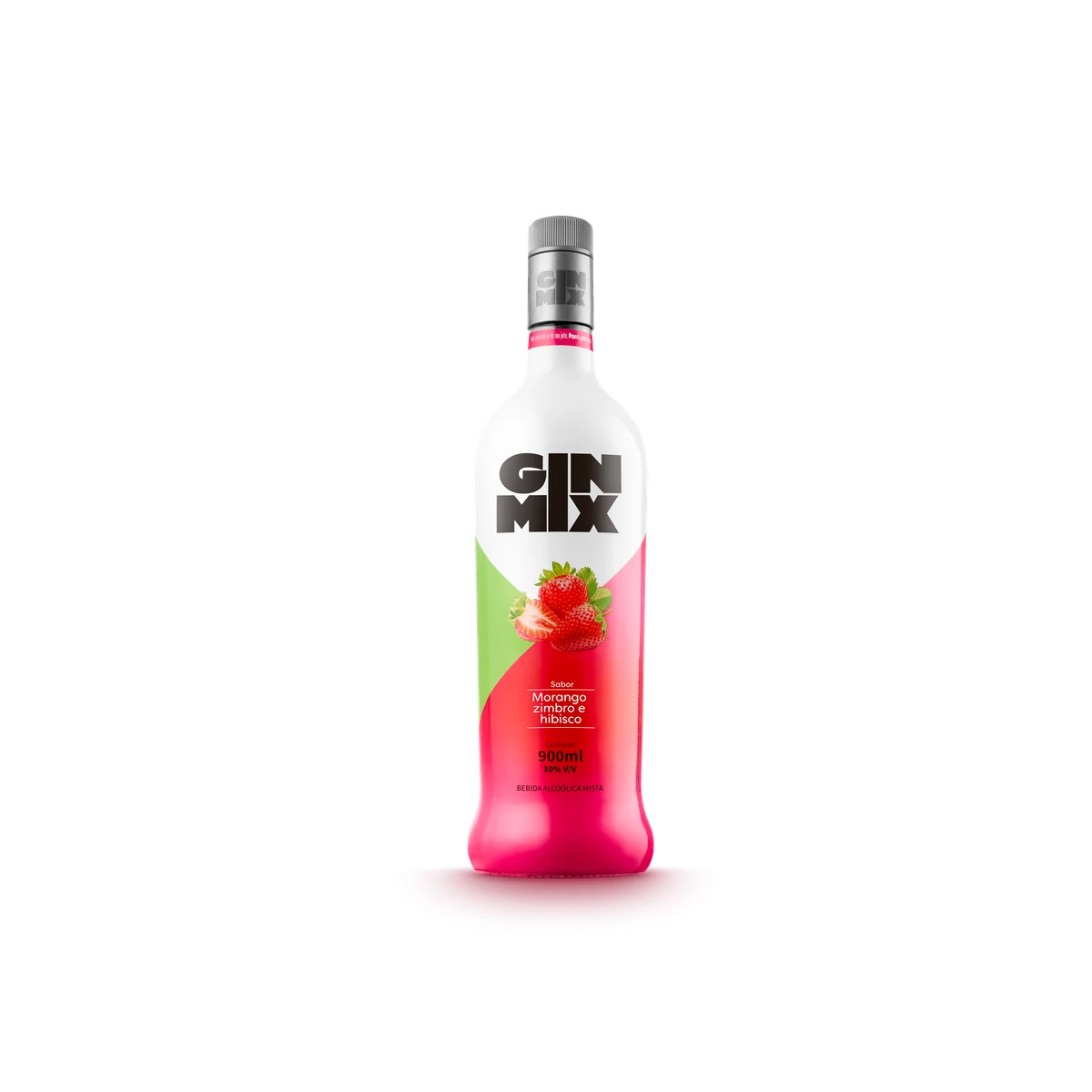 GINMIX MORANGO VD 900ML