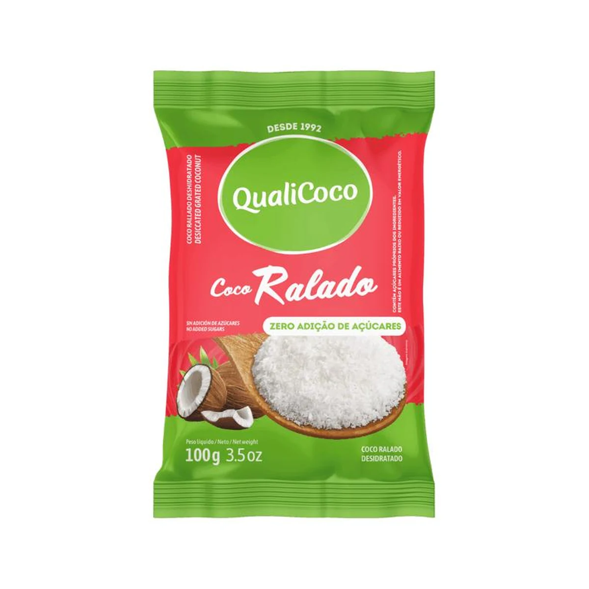 COCO RALAD QUALIC S/ACUC 100G