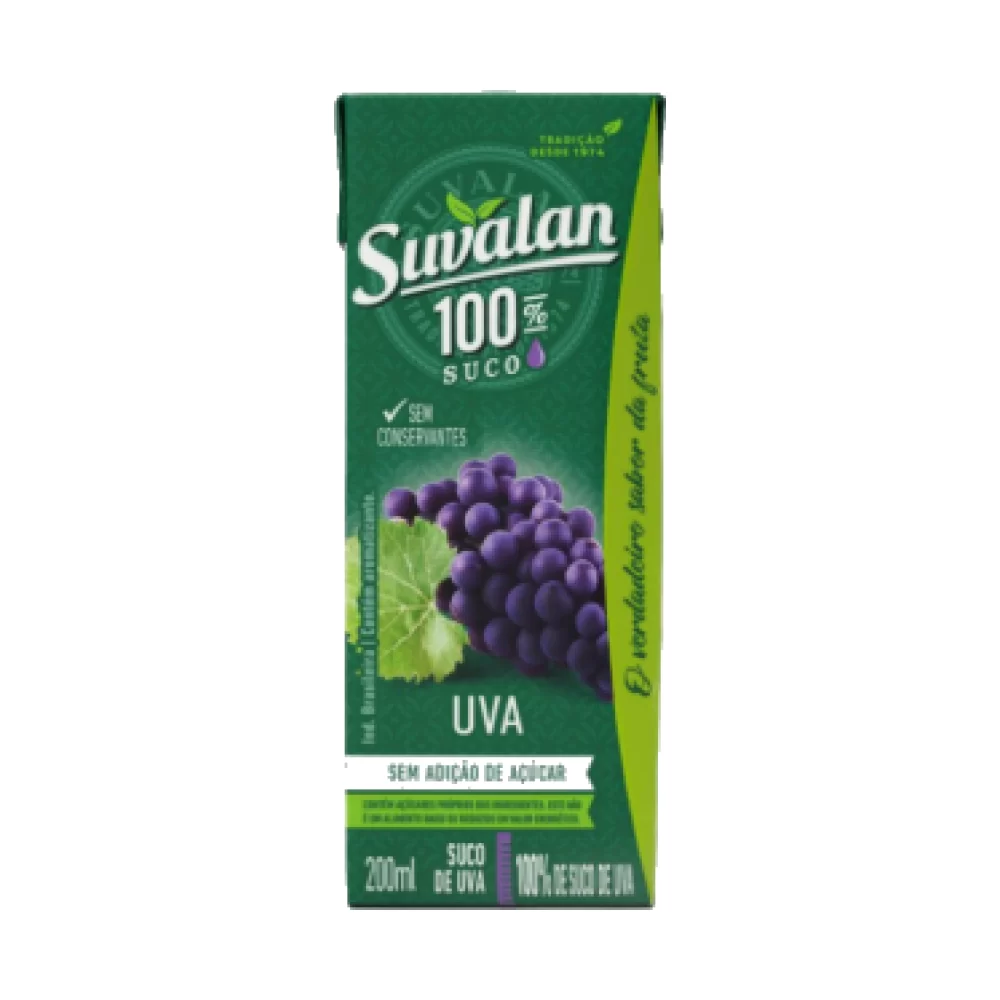 SUCO UVA S/ACUC SUVALAN 200ML