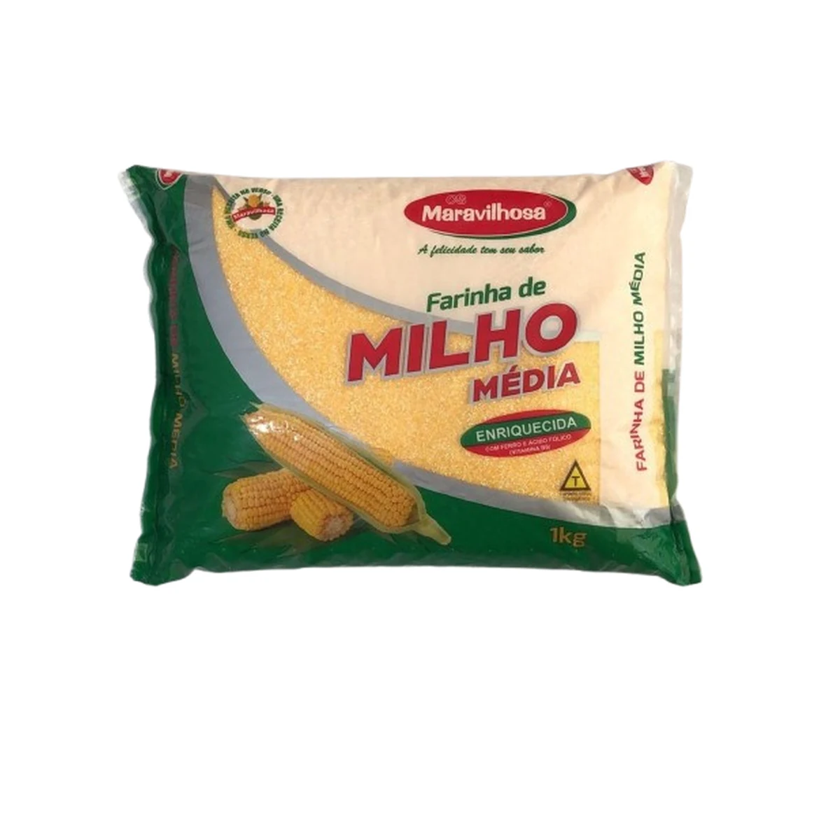 FAR MILHO MEDIA MARAVILH 1KG