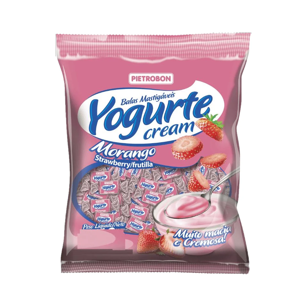 BALA YOGURTE MORANGO 170GR