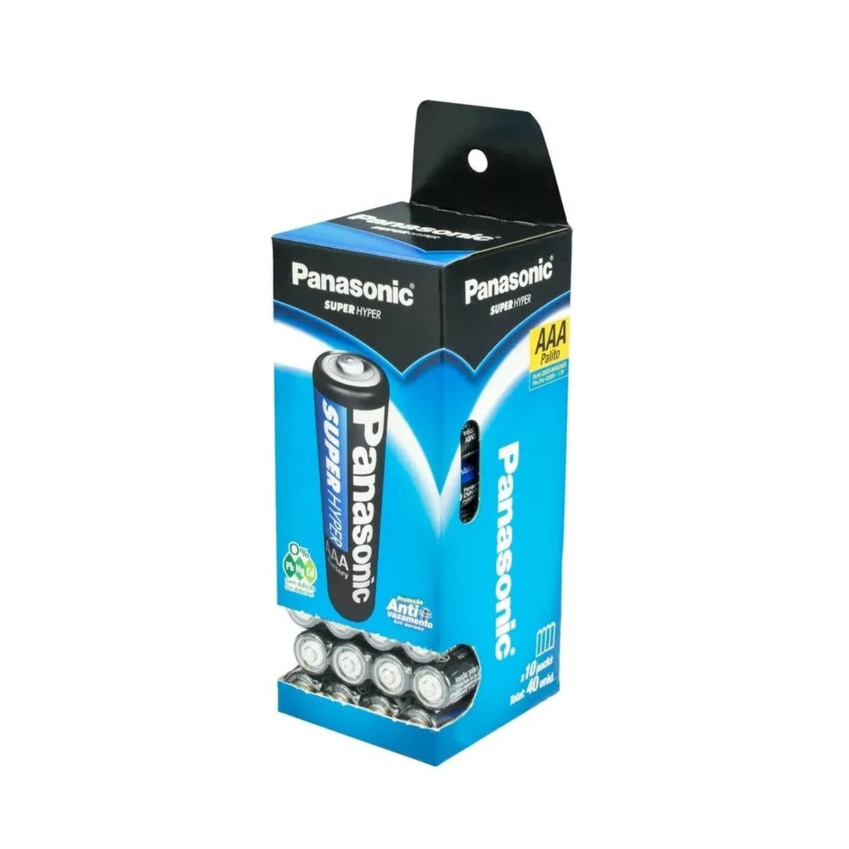 PILHA AAA PALITO PANASONIC