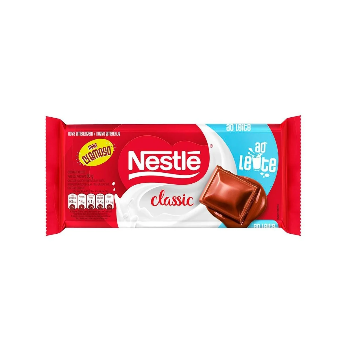 BARRA CLASSIC AO LEITE 80GR