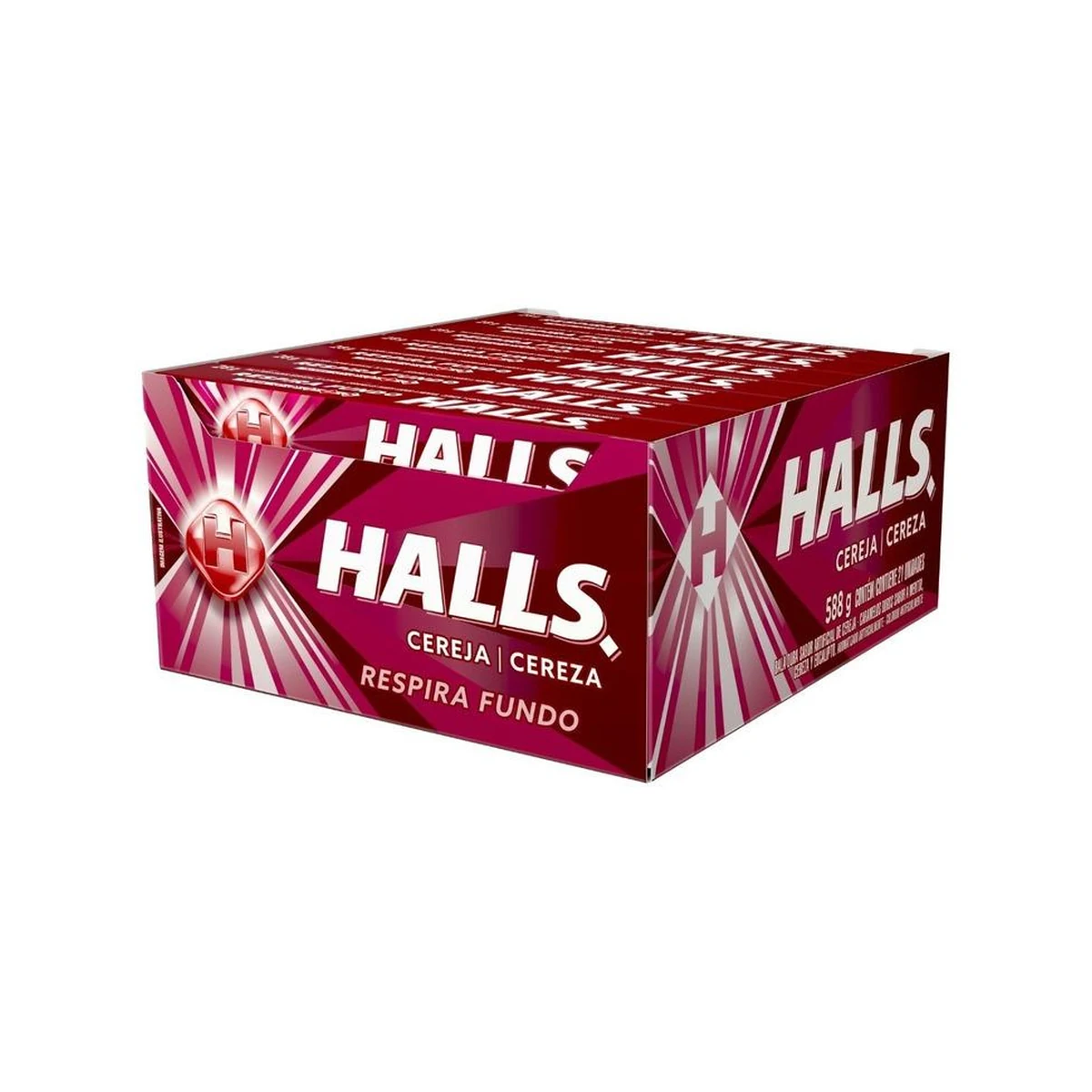 HALLS CEREJA 21X28G