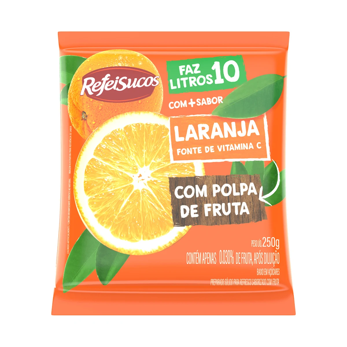 REFR REFEISUCOS LARANJA P/10L