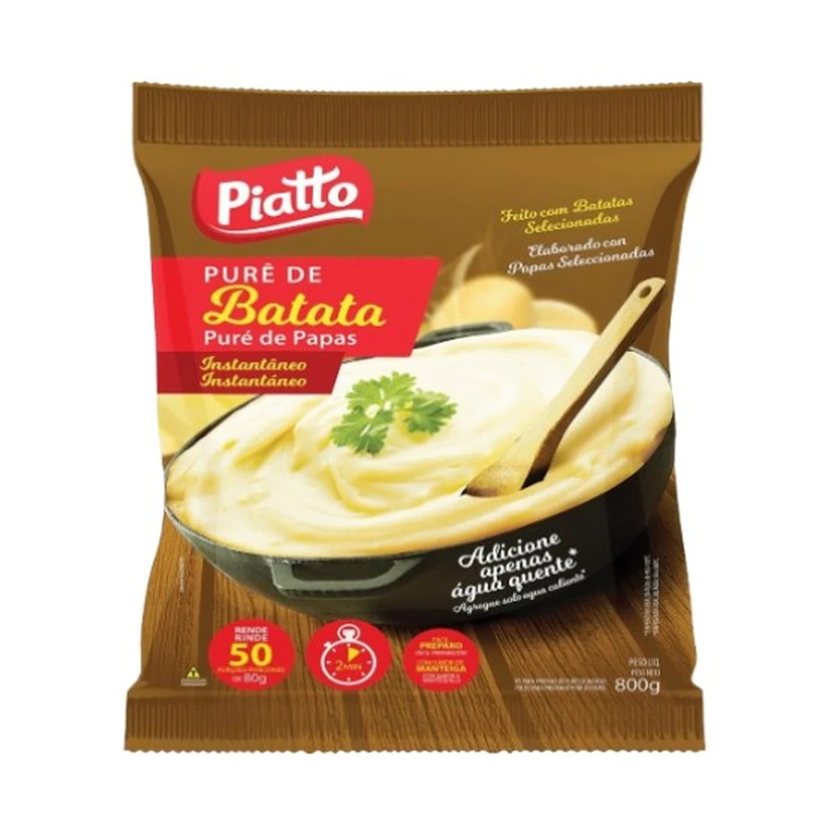 PURE BATATA PIATO 800GR