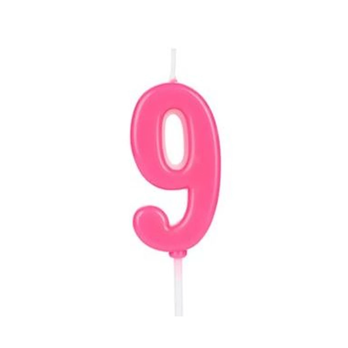 VELA ANIVERSARIO N 9 ROSA