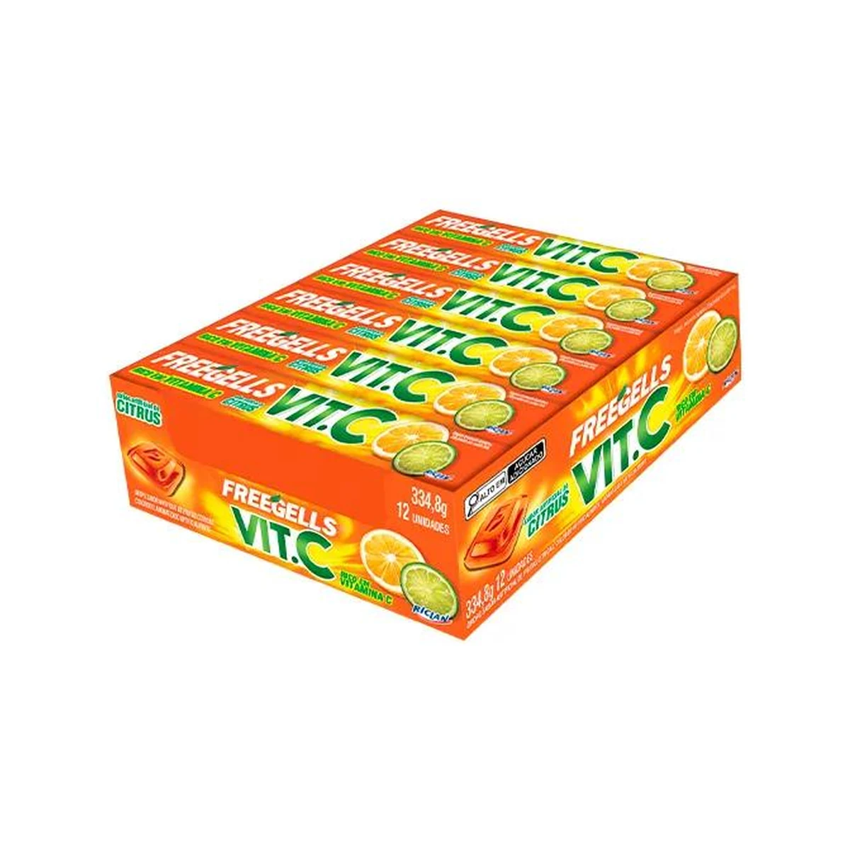 FREEGELLS VIT.C CITRUS 12X35G