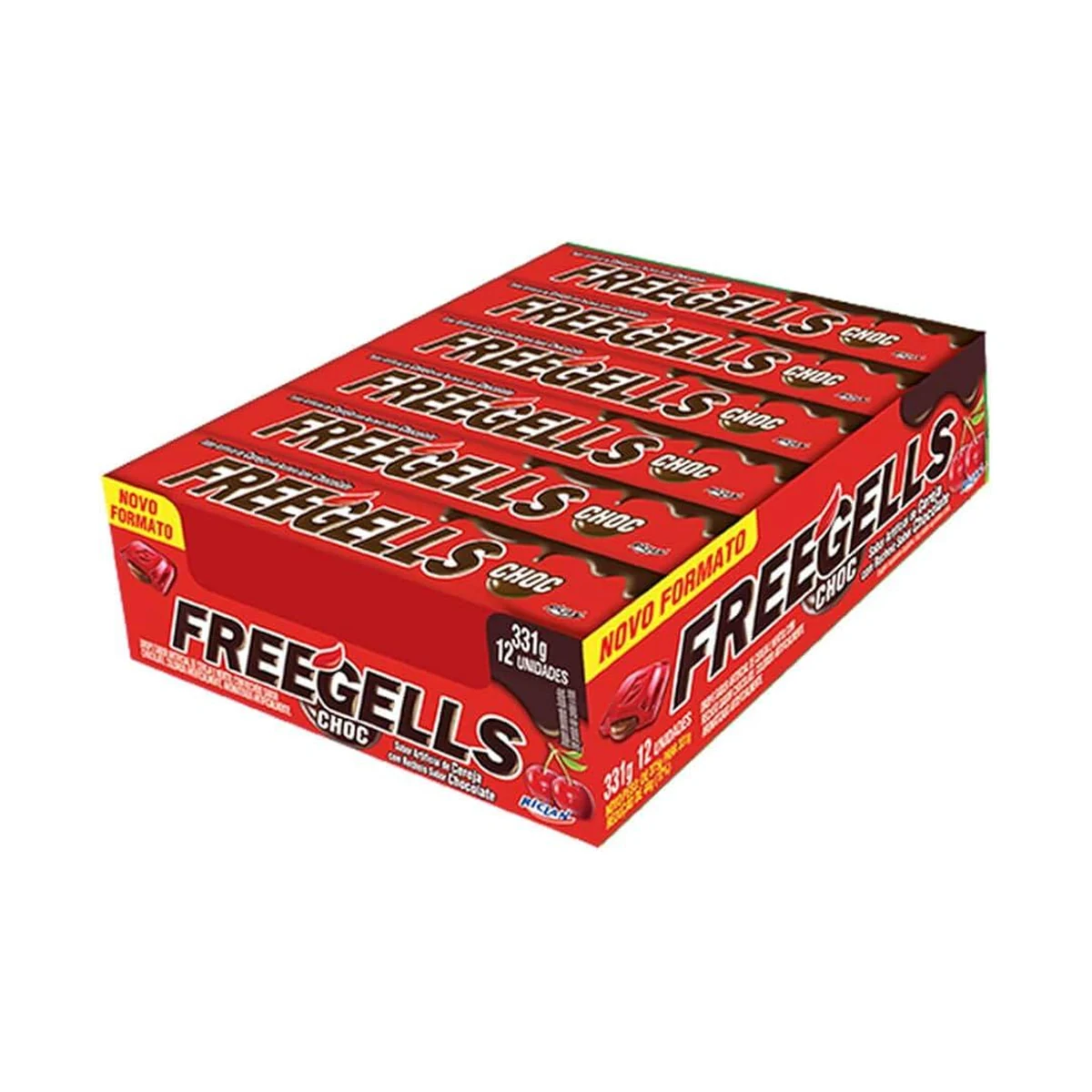 FREEGELLS CHOC/CEREJA 12X28G
