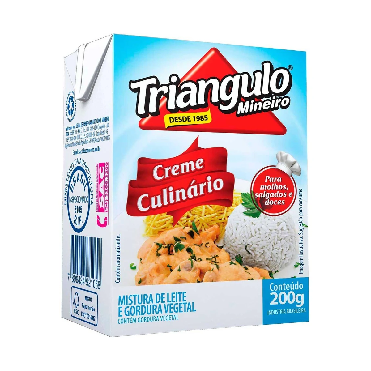 CREME CULINARIO TRIANGULO 200