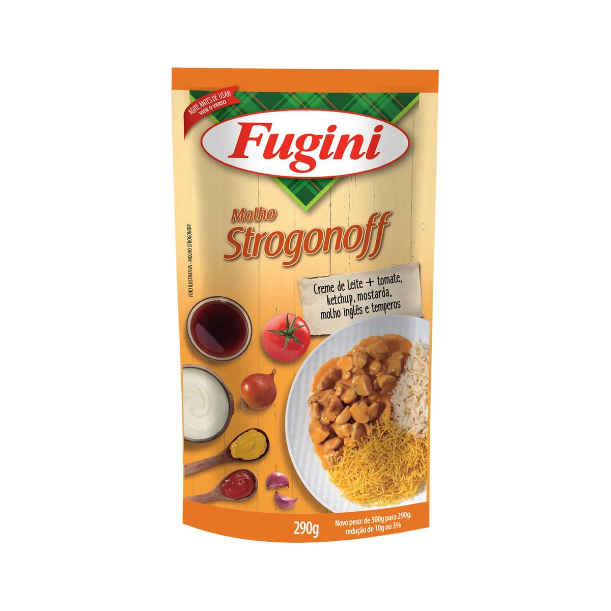 MOLHO STROGONOFF FUGINI 290GR