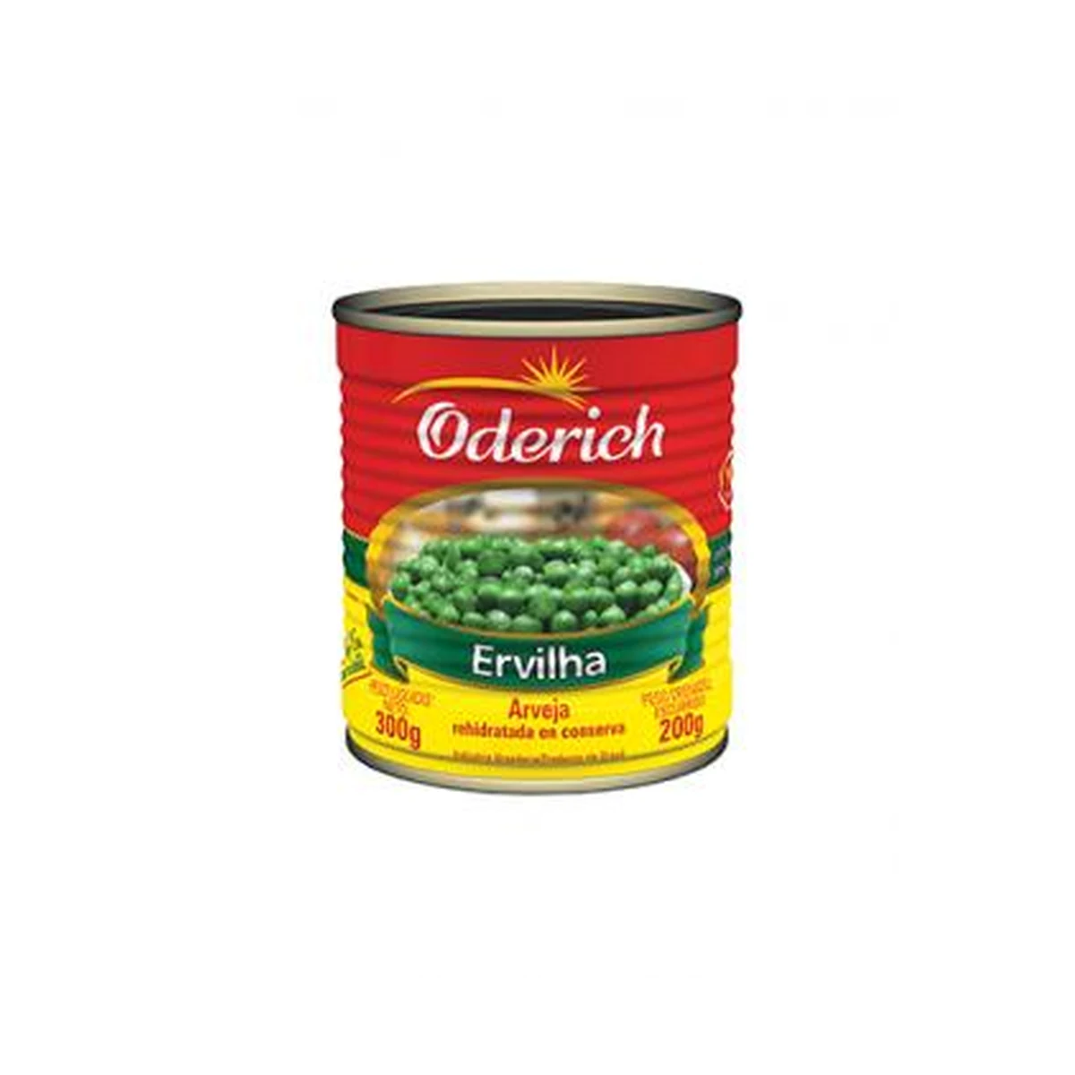 ERVILHA ODERICH LATA 200GR