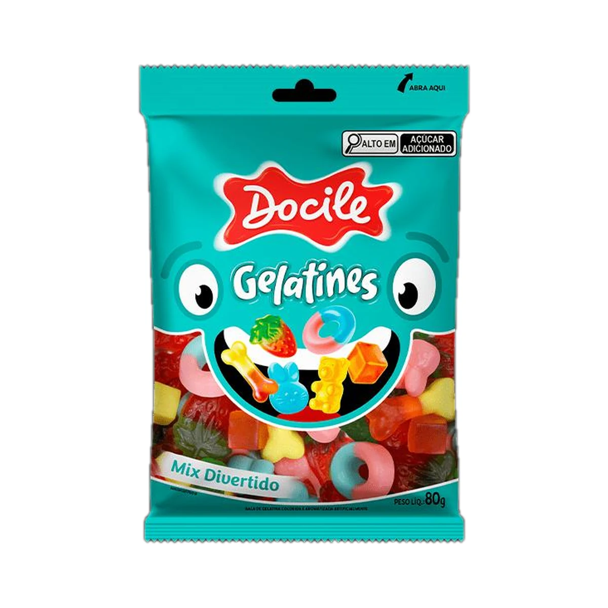 BALA GELATINA MIX 80GR