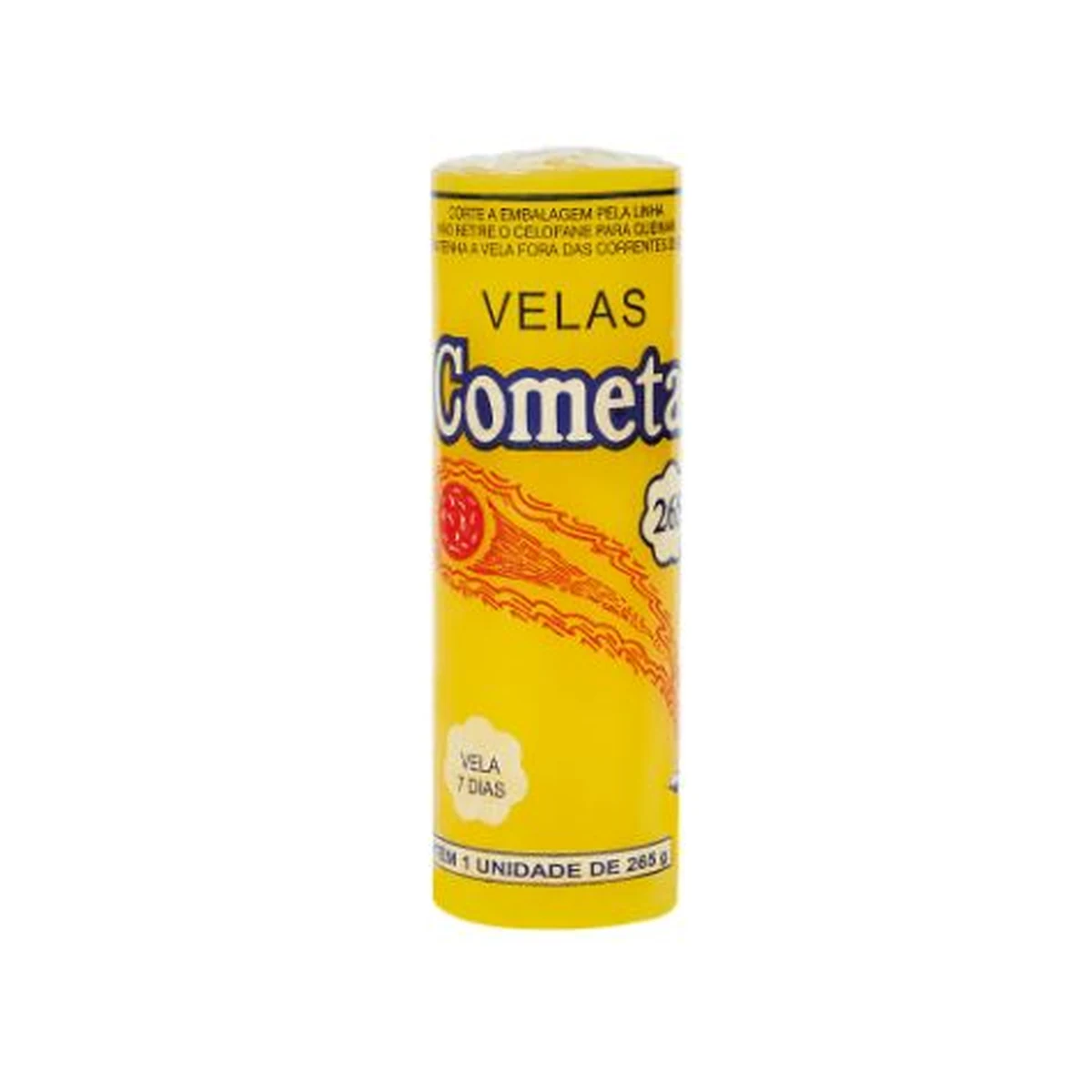 VELA COMETA AMARELA 265GR