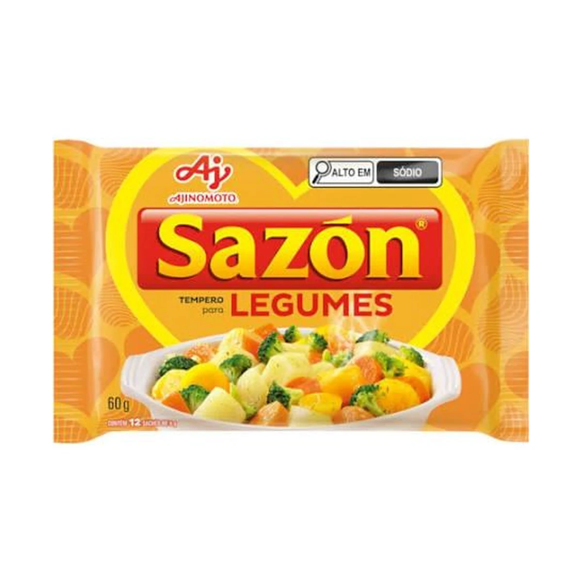 SAZON AMARELO LEGUMES 60GR