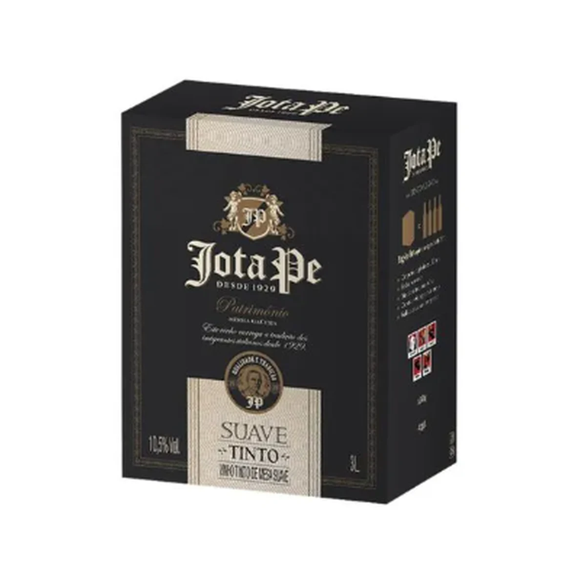VINHO JP TINTO SUAVE BAG 3L