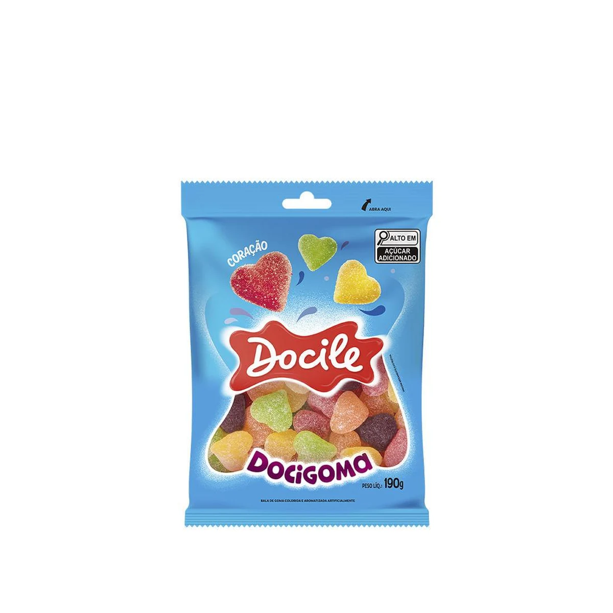 GOMA CORACAO SORTIDO 190GR
