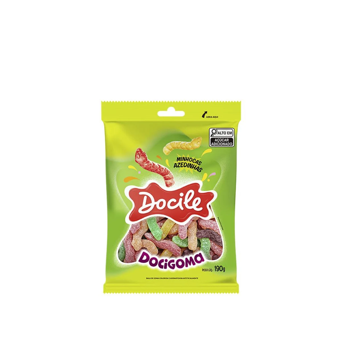 GOMA MINHOCA AZEDINHA 190GR