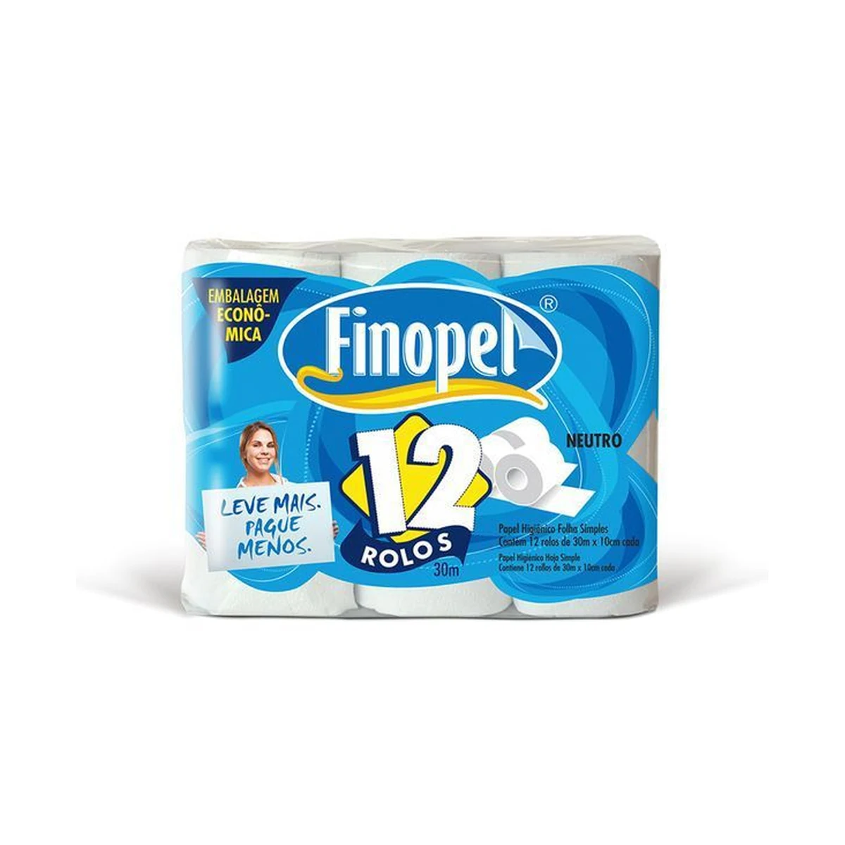 PAPEL HIG FINOPEL F/SIM 12X30