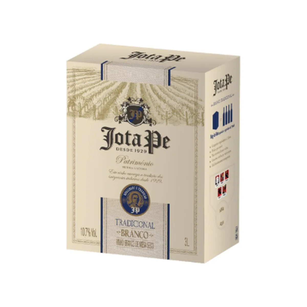 VINHO JP BRANCO SECO BAG 3L