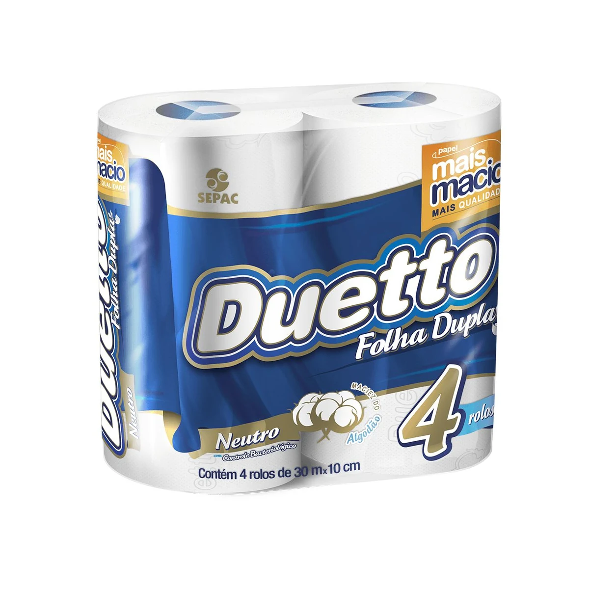PAPEL HIG DUETTO F/DUP 4X30M