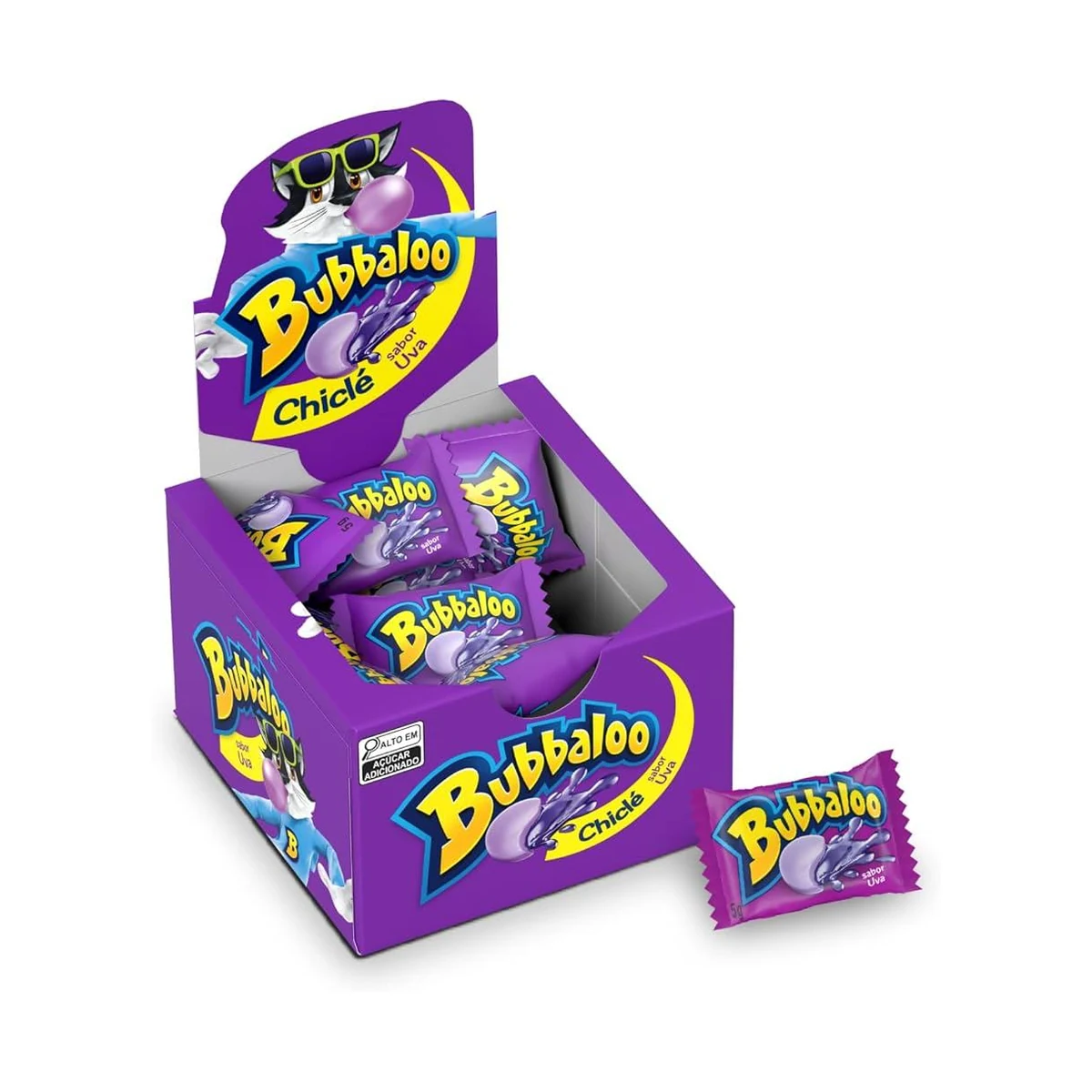 CHICLE BUBBALOO UVA 60UN