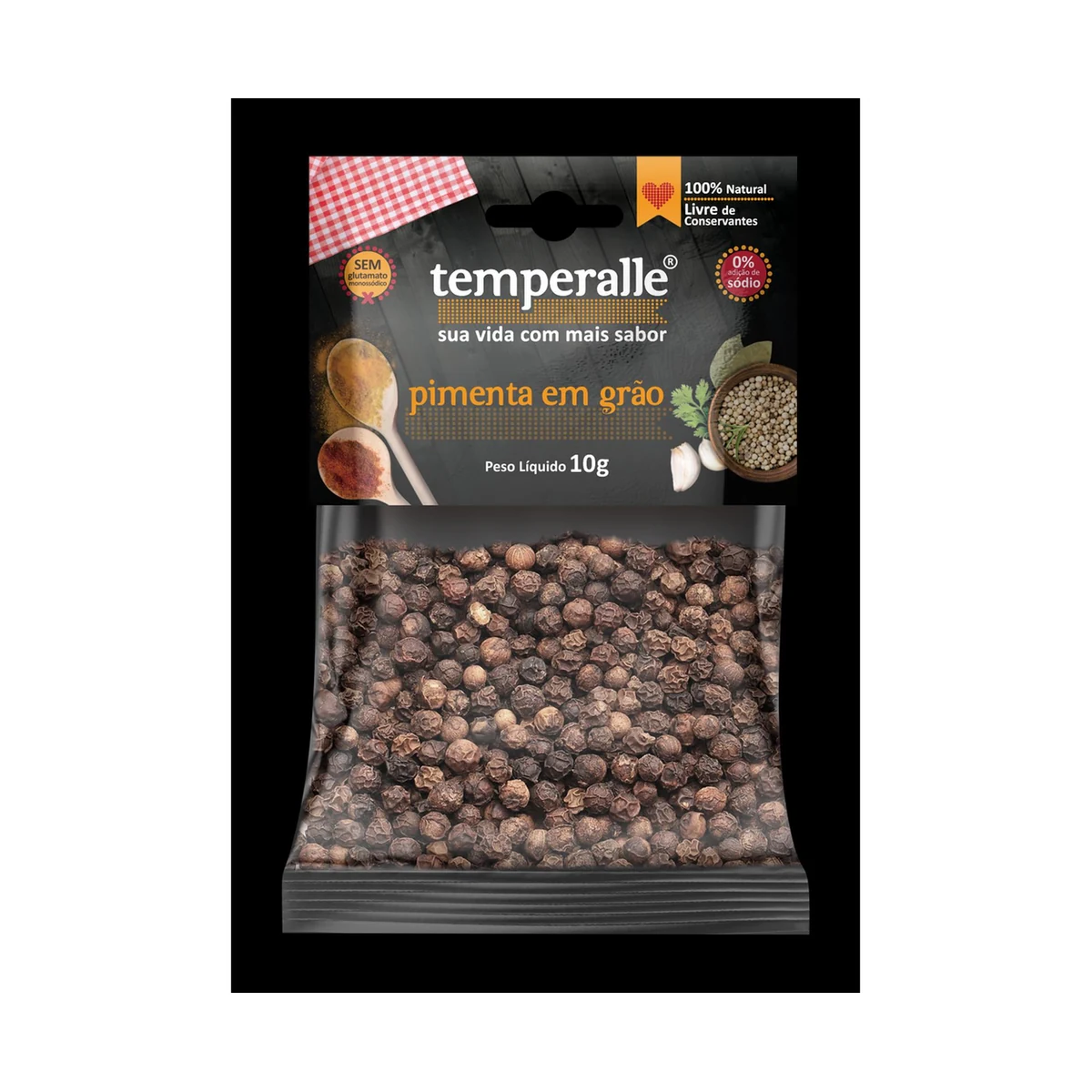 PIMENT PRETA GRAO TEMPERAL 10