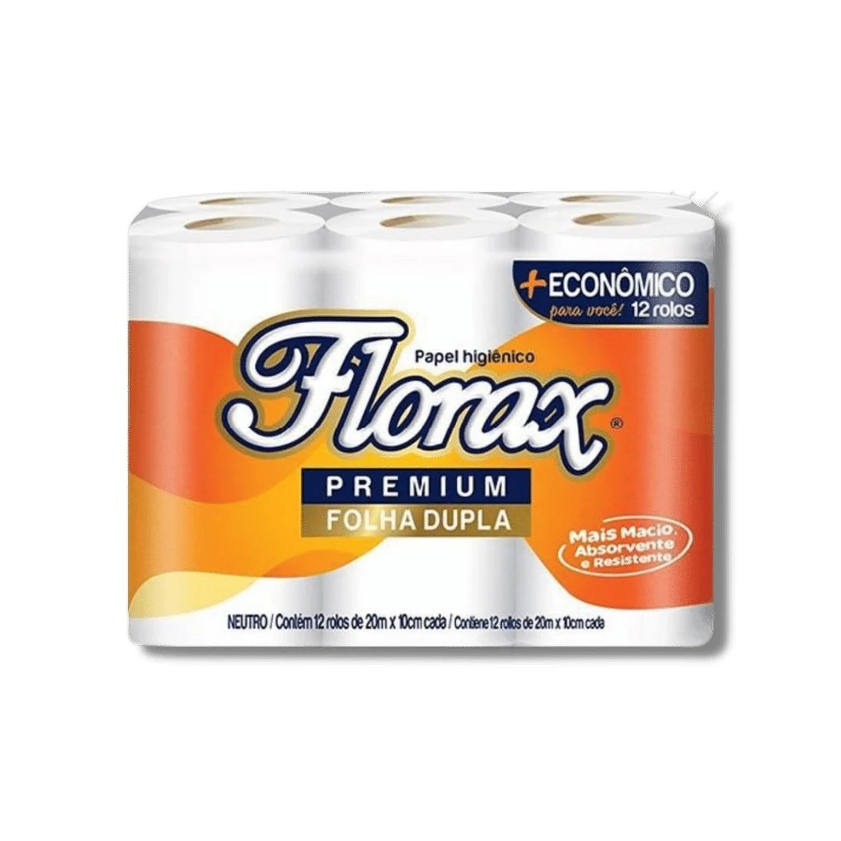 PAPEL HIG FLORAX F DUPL 12X20