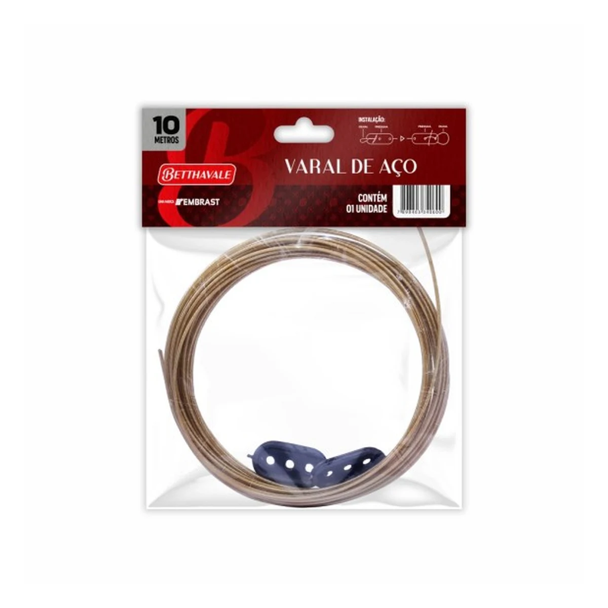 CORDA VARAL DE ACO 10X10M