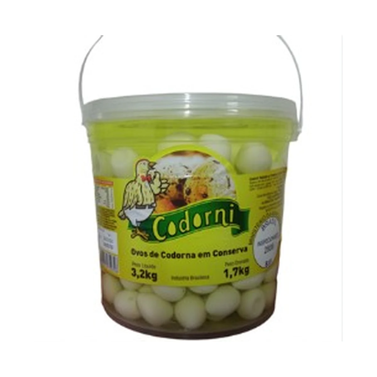 OVO DE COD CODORNI BALD 1,7KG