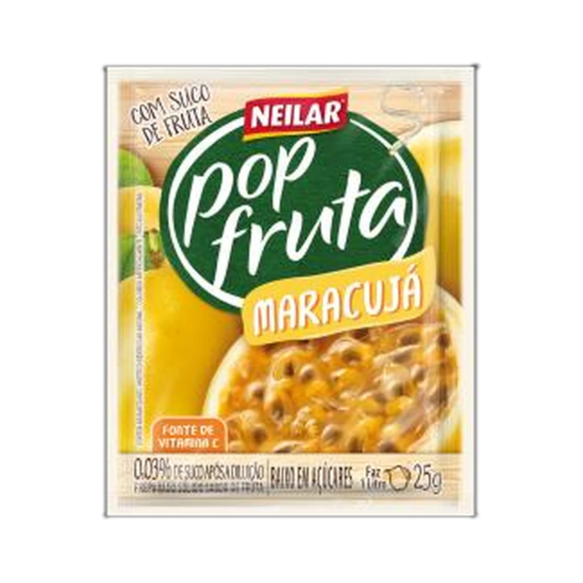 POP FRUTA MARACUJA 20X25GR