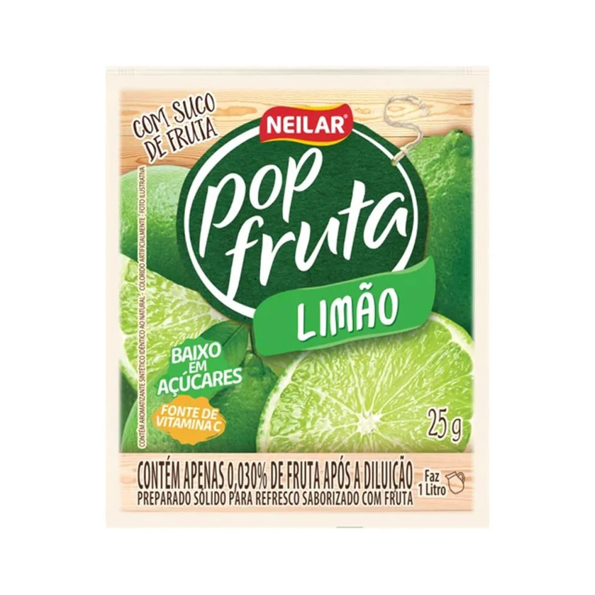 POP FRUTA LIMAO 20X25GR