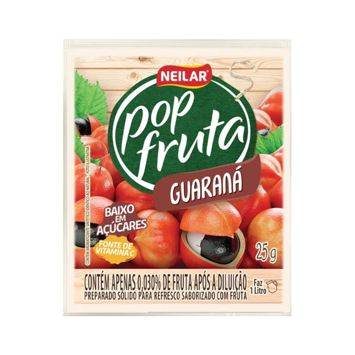 POP FRUTA GUARANA 20X25GR