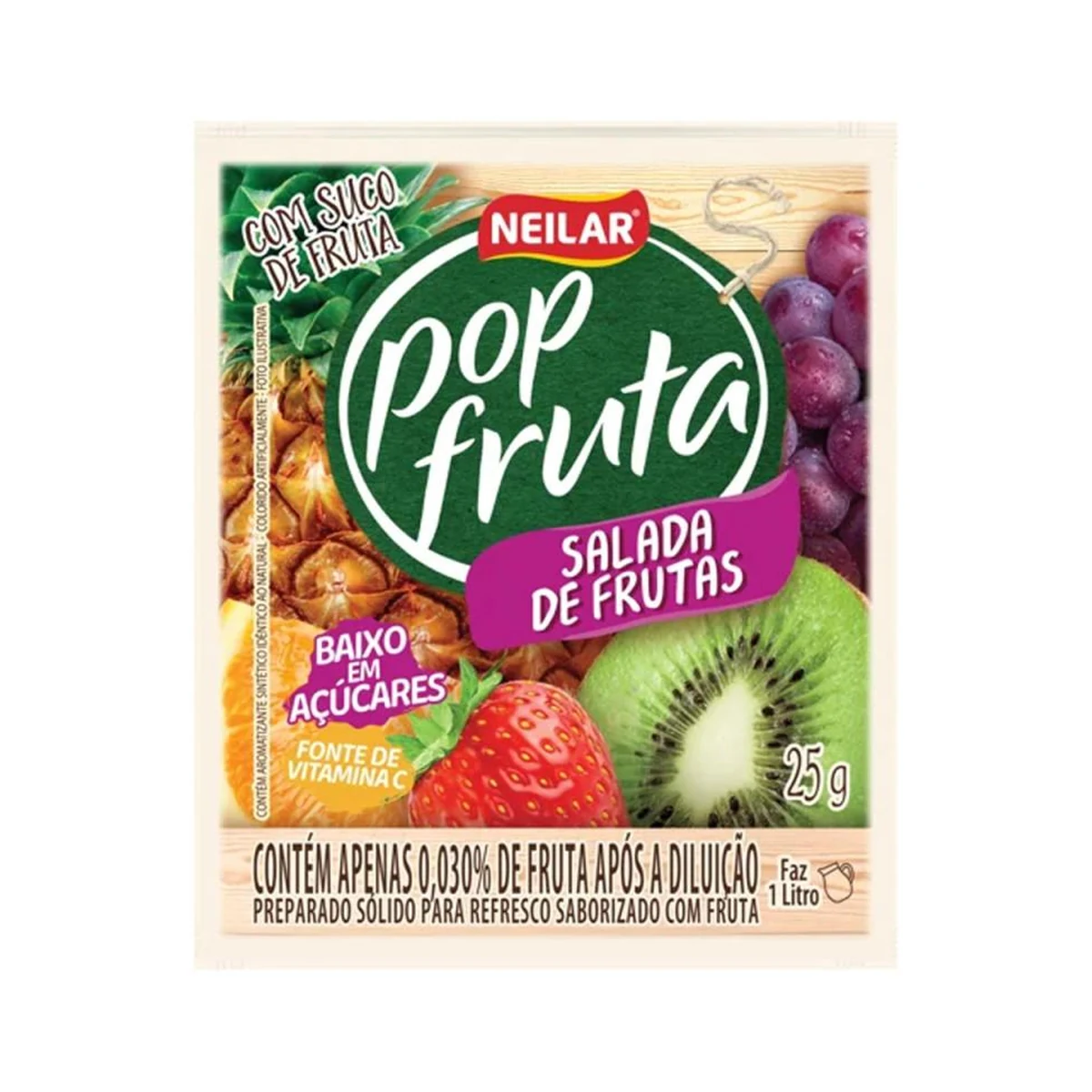 POP FRUTA SALADA FRUTA 20X25G