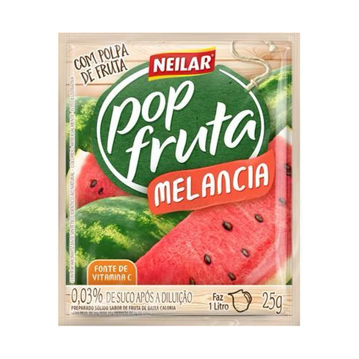 POP FRUTA MELANCIA 20X25GR