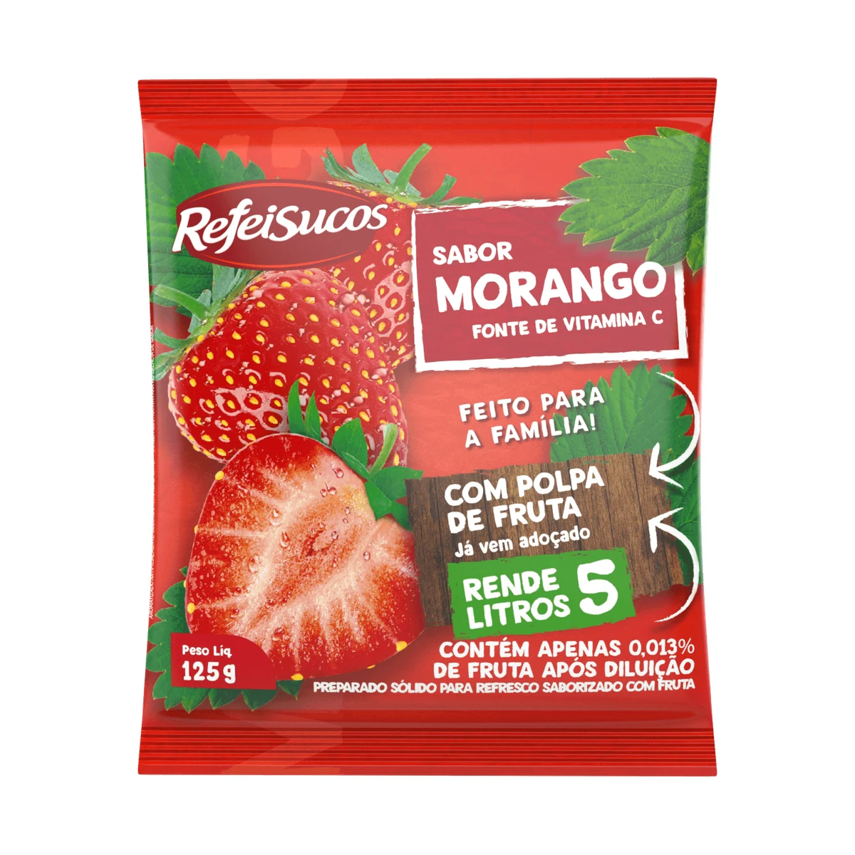 REFR REFEISUCOS MORANGO P/5L