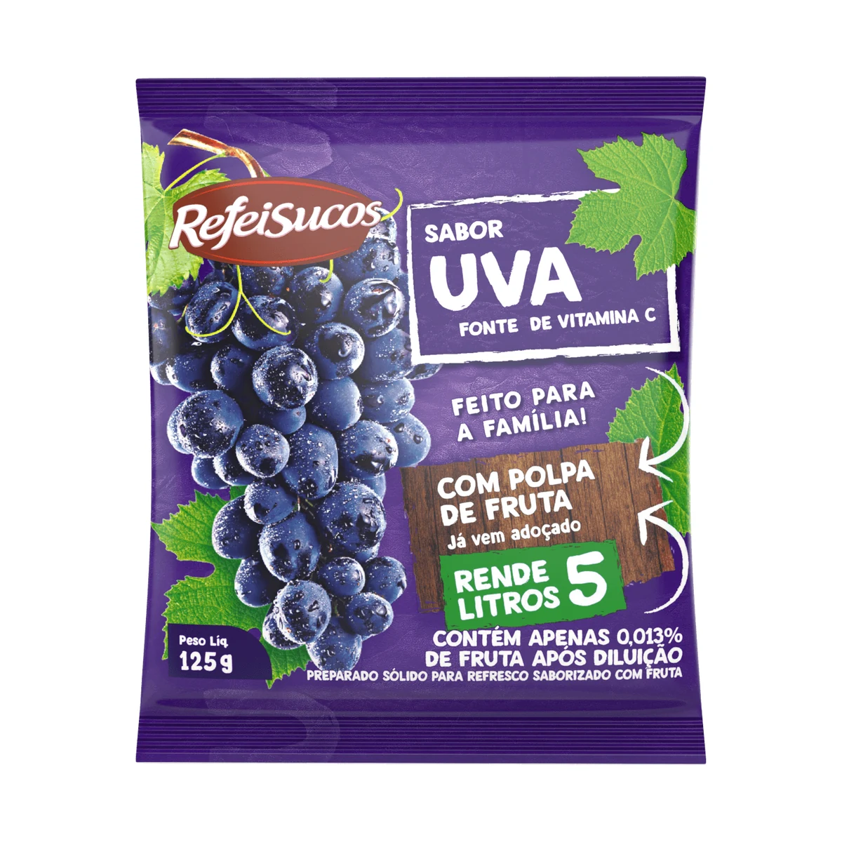 REFR REFEISUCOS UVA P/5L