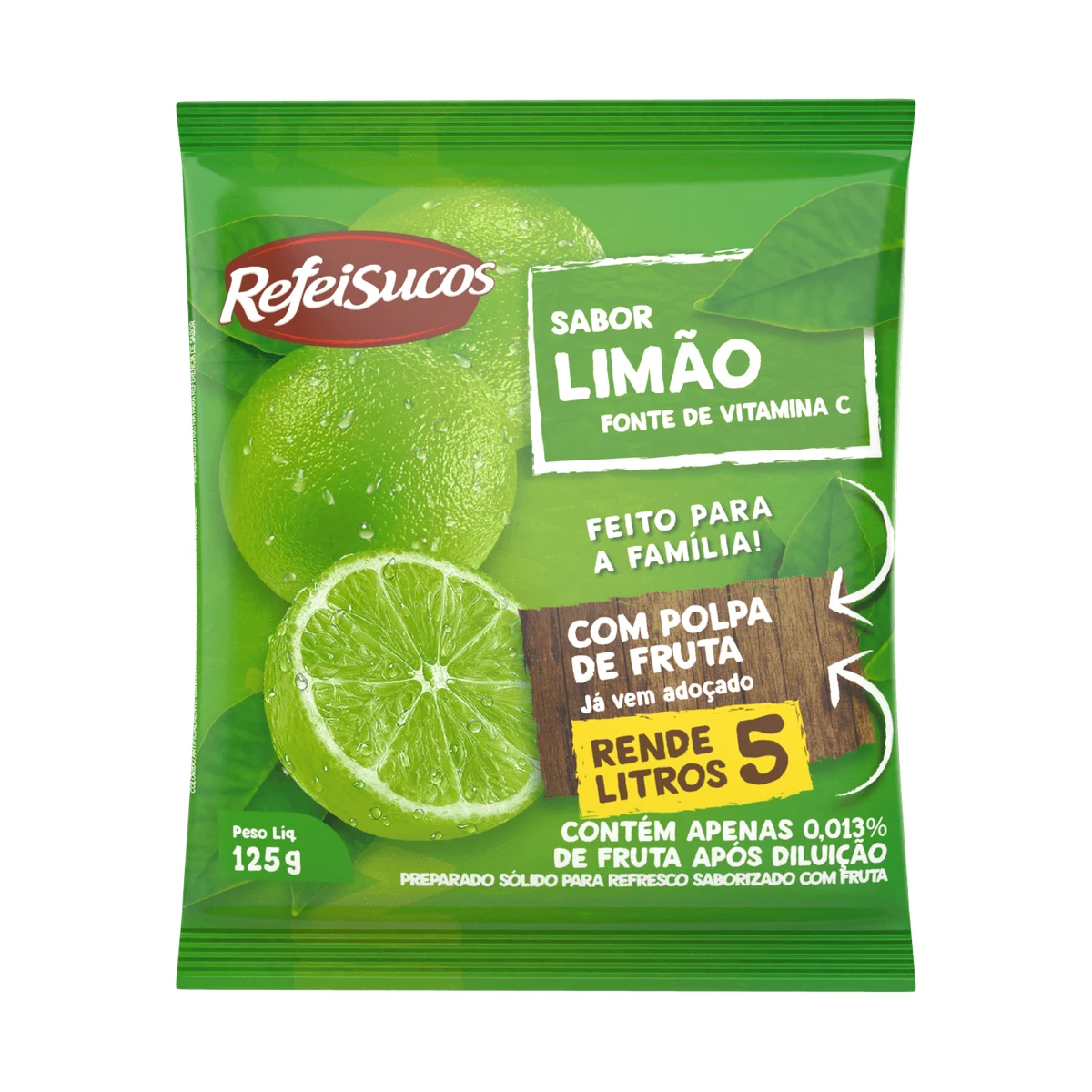 REFR REFEISUCOS LIMAO P/5L