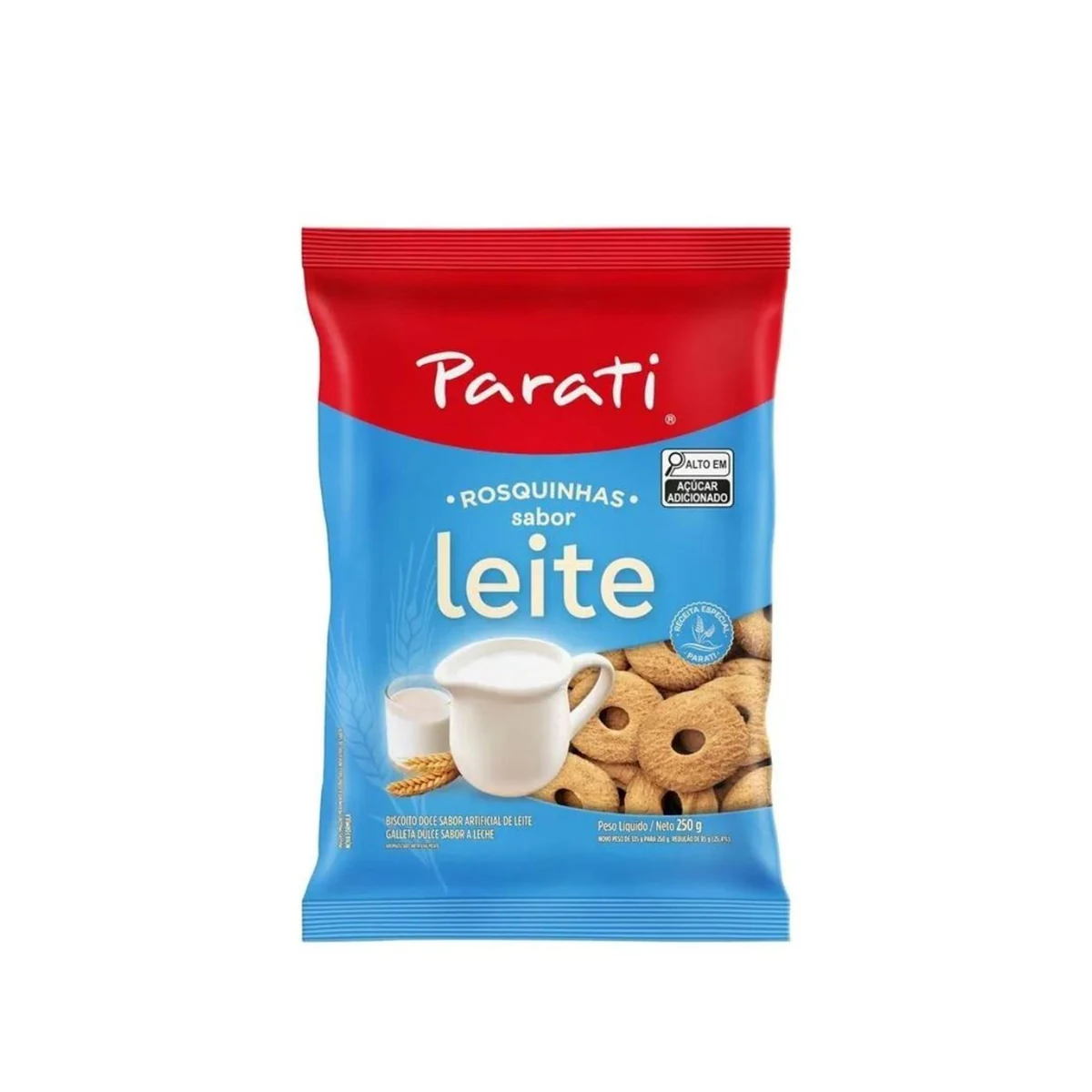 BISC PARATI ROSCA LEITE 250GR