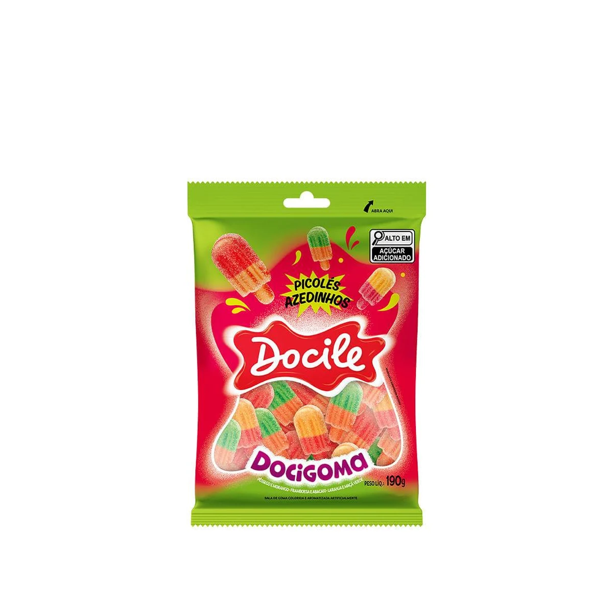 GOMA PICOLE AZEDINHA 190GR