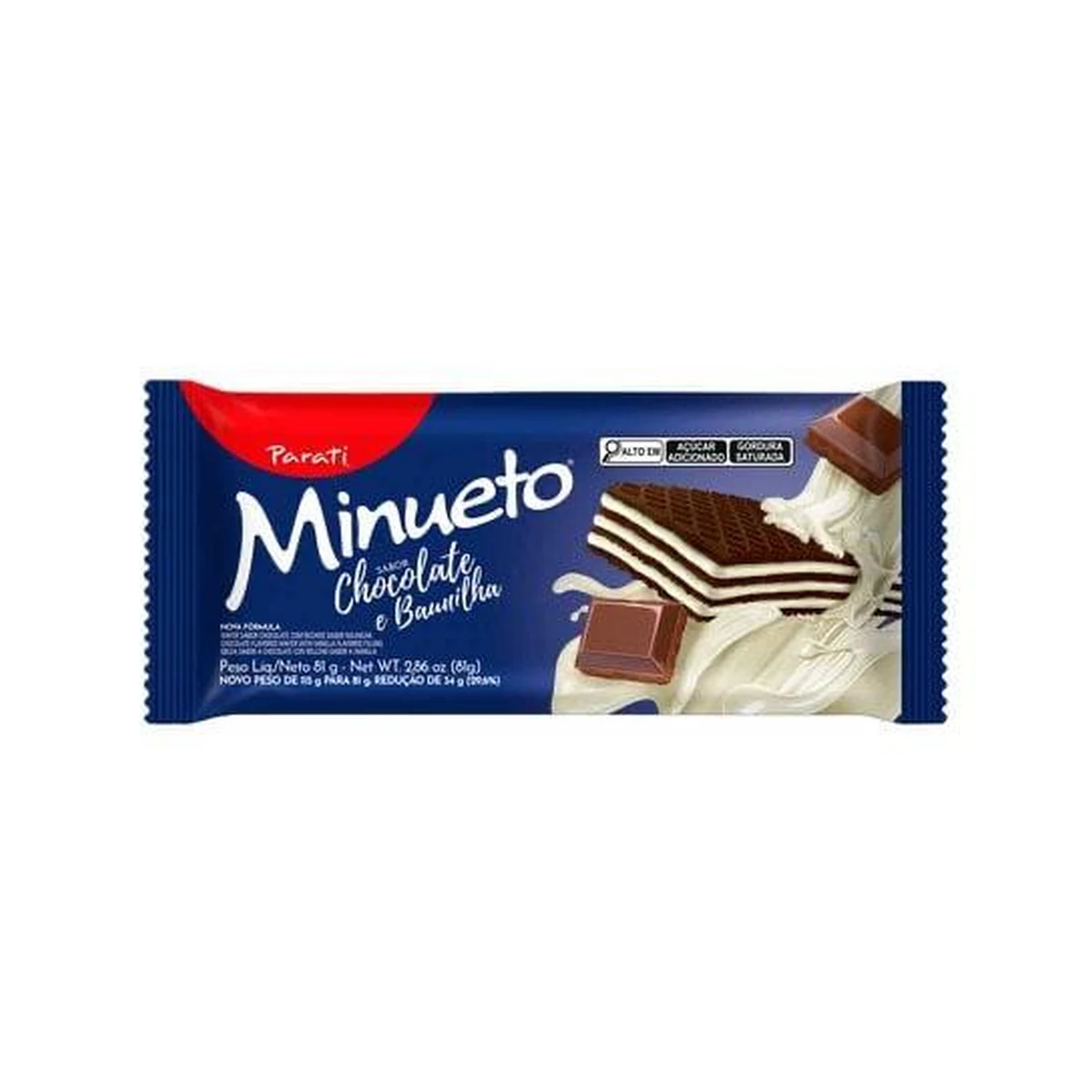 WAFER MINUETO CHOC/BAUN 115G