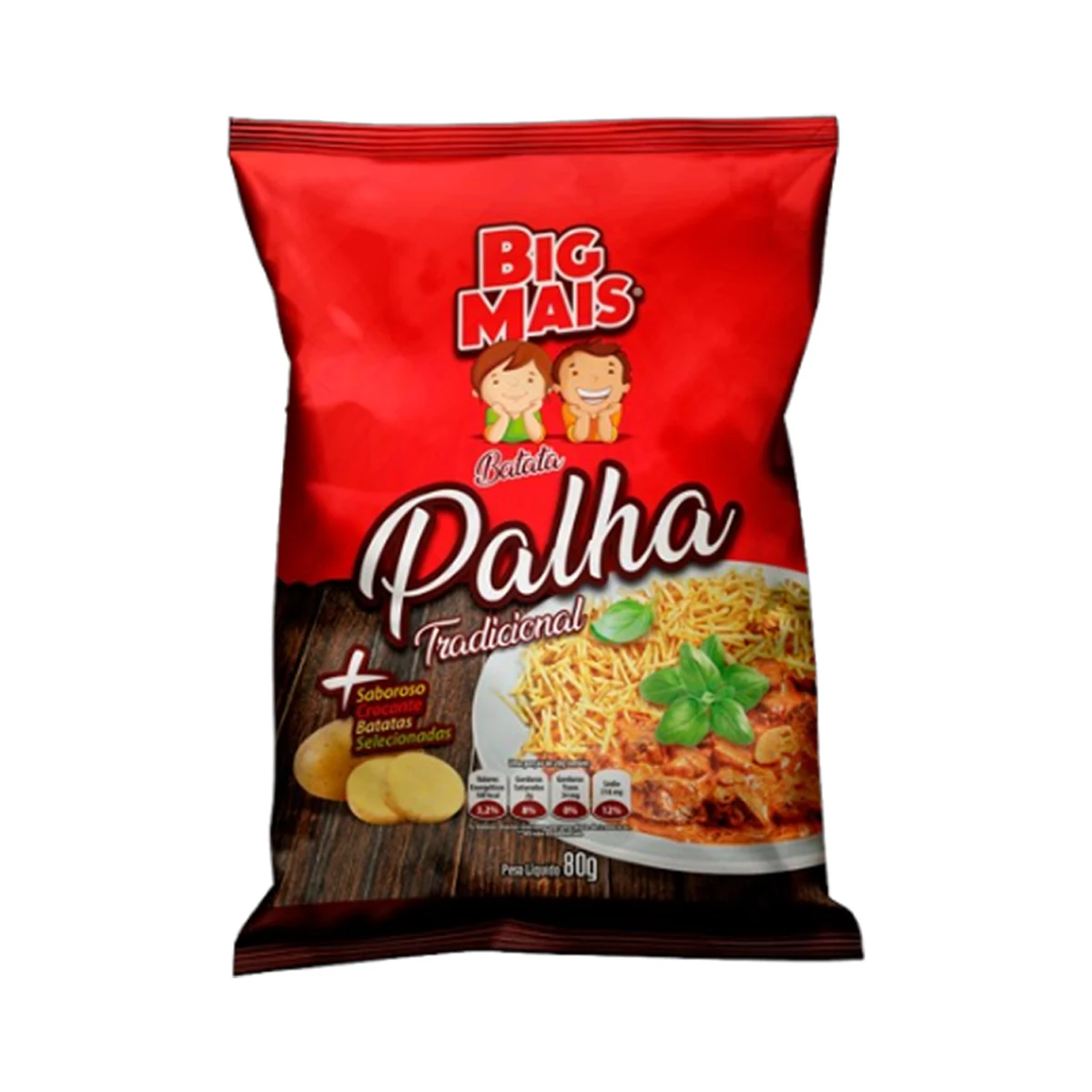 BATATA PALHA BIG MAIS 80G