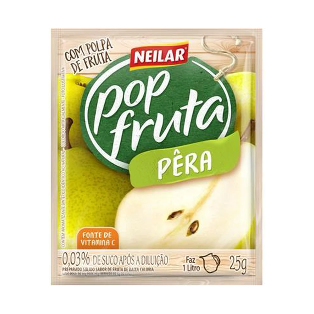 POP FRUTA PERA 20X25GR