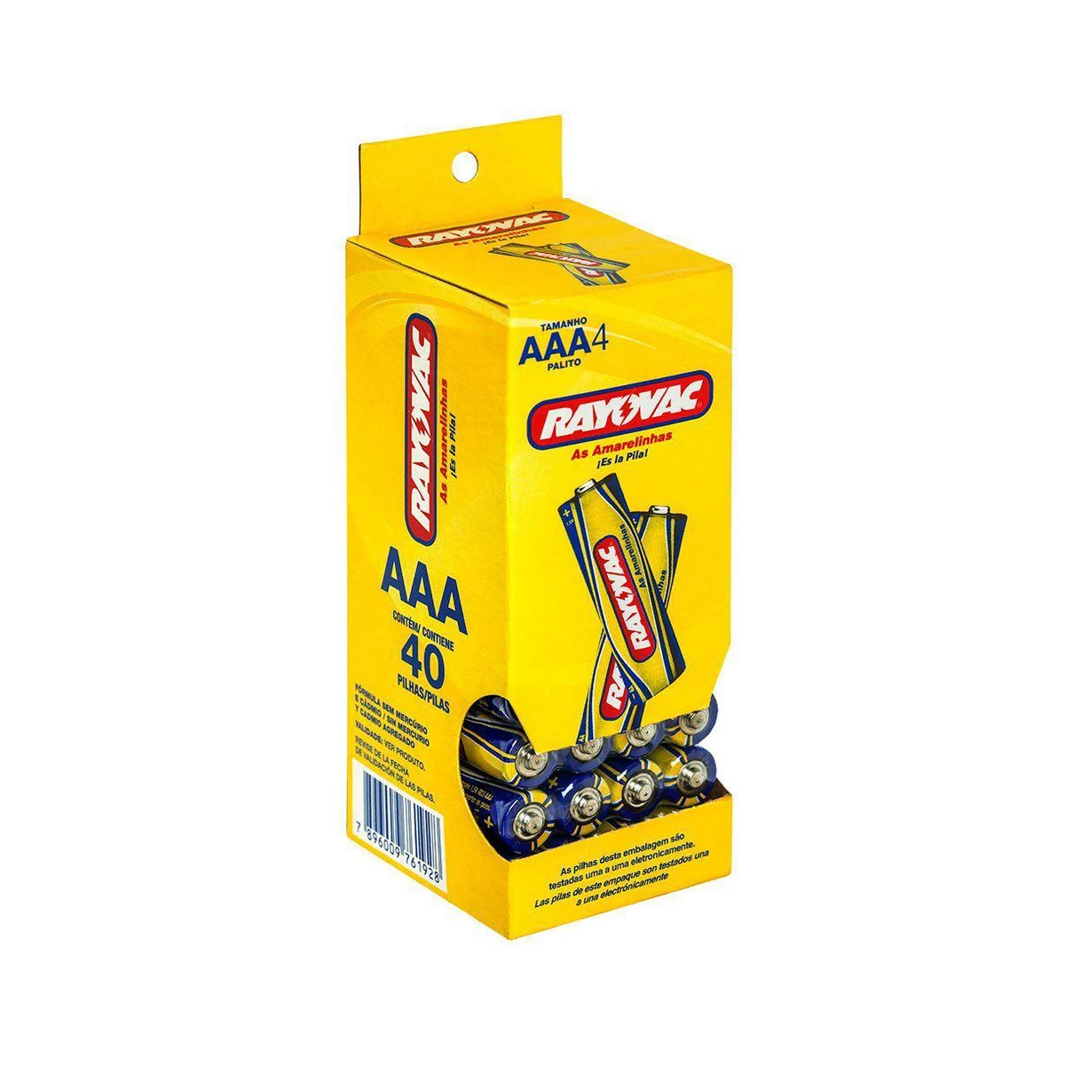 PILHA AAA PALITO RAYOVAC