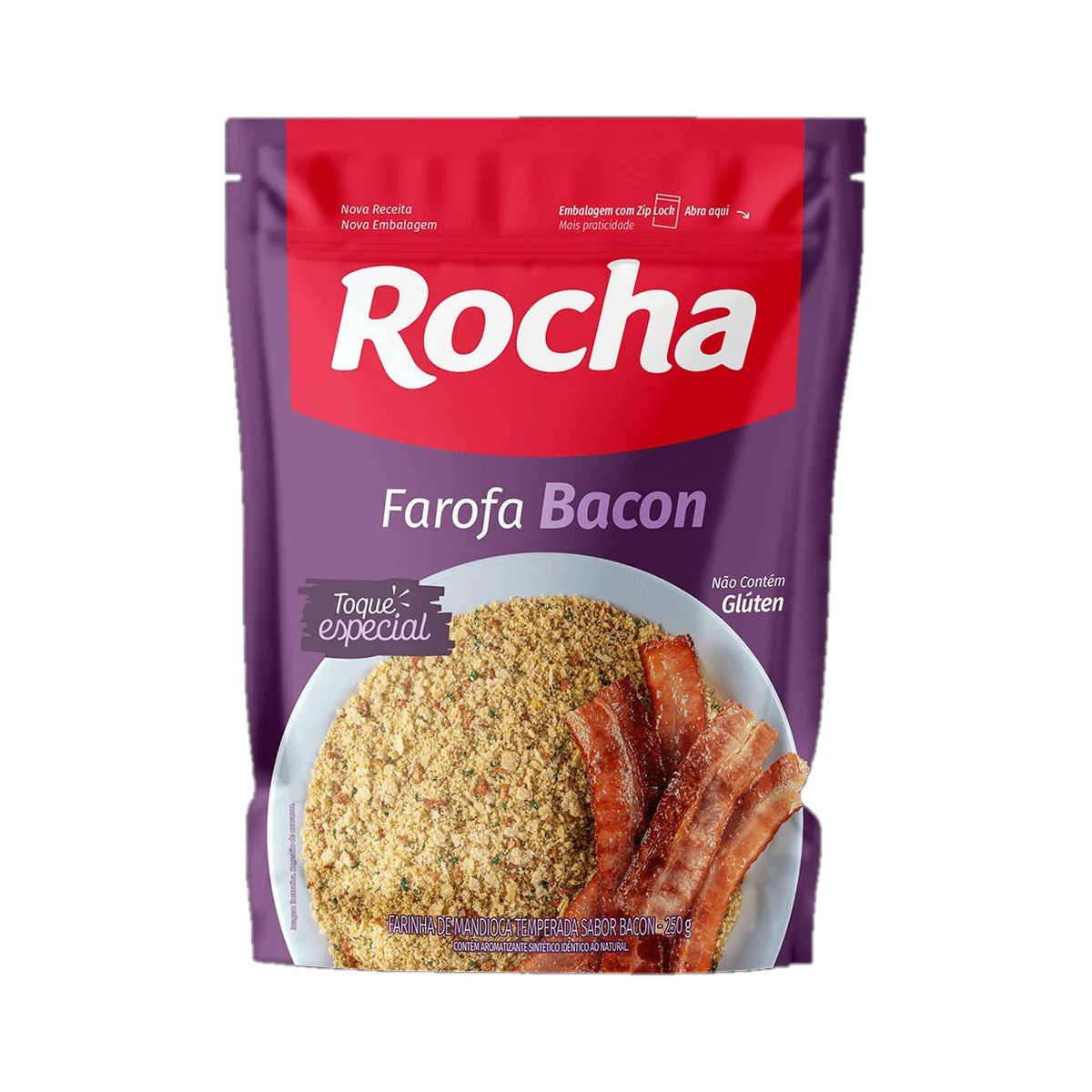 FAROFA ROCHA BACON 250GR