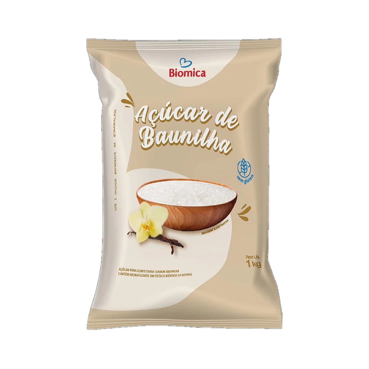ACUCAR BAUNILHA BIOMICA 1KG