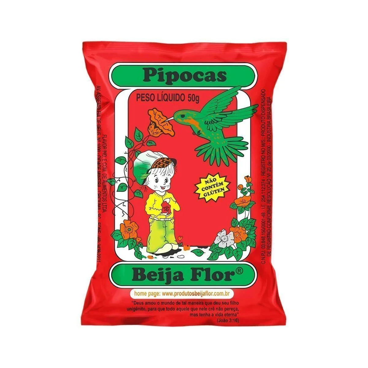 PIPOCA BEIJA FLOR 30X50G