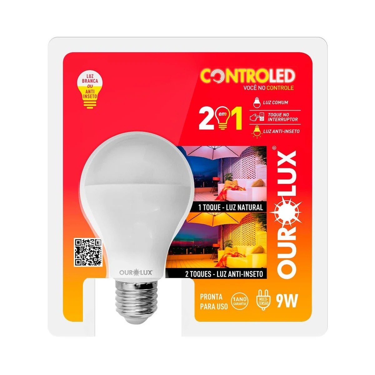 LAMP LED OUROLUX ANTI INSET 9