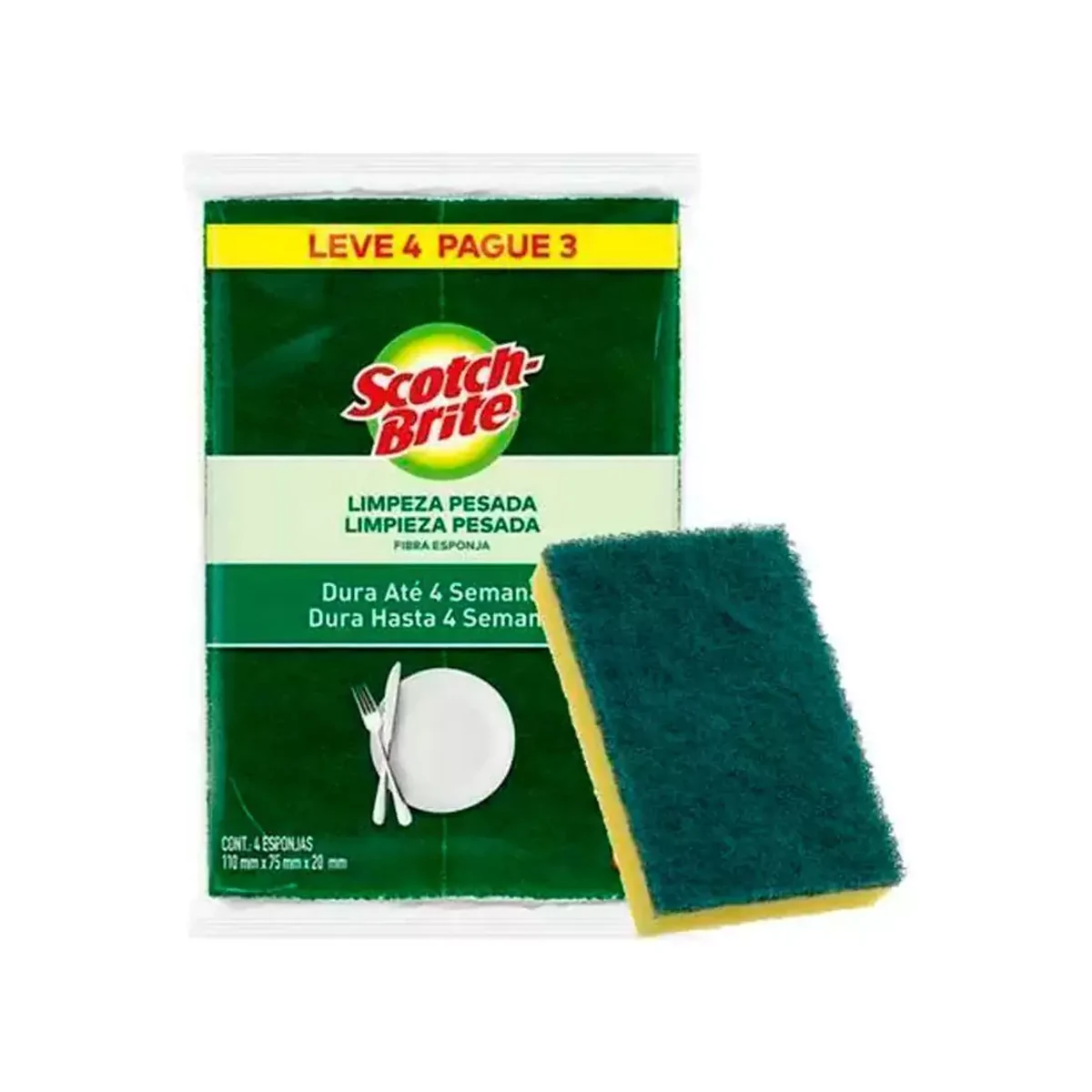 ESPONJ SCOTCH BRITE 4UN